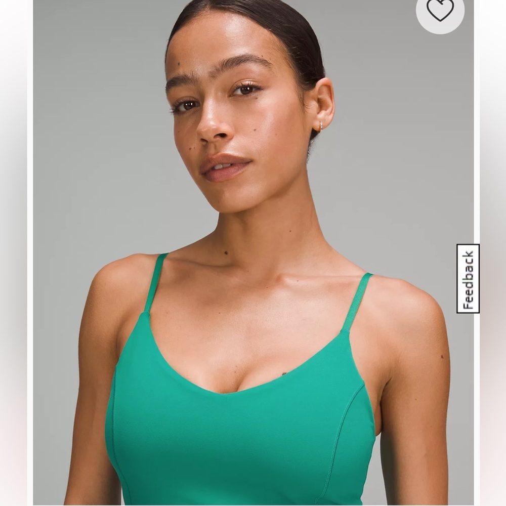 lululemon Align Cropped Cami Tank - Cascadia Green